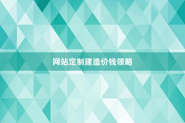 网站定制建造价钱领略