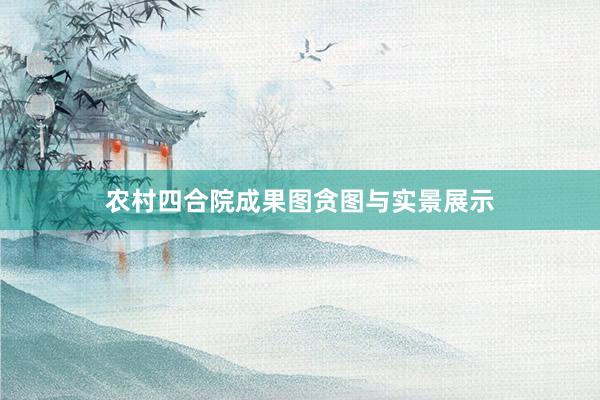 农村四合院成果图贪图与实景展示